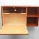 1960s floating wall secretary in teak