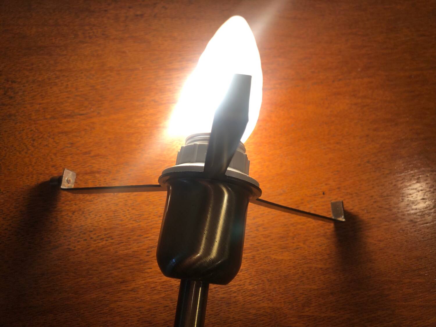 Pair of vintage table lamps Honsel Leuchten