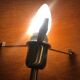Pair of vintage table lamps Honsel Leuchten