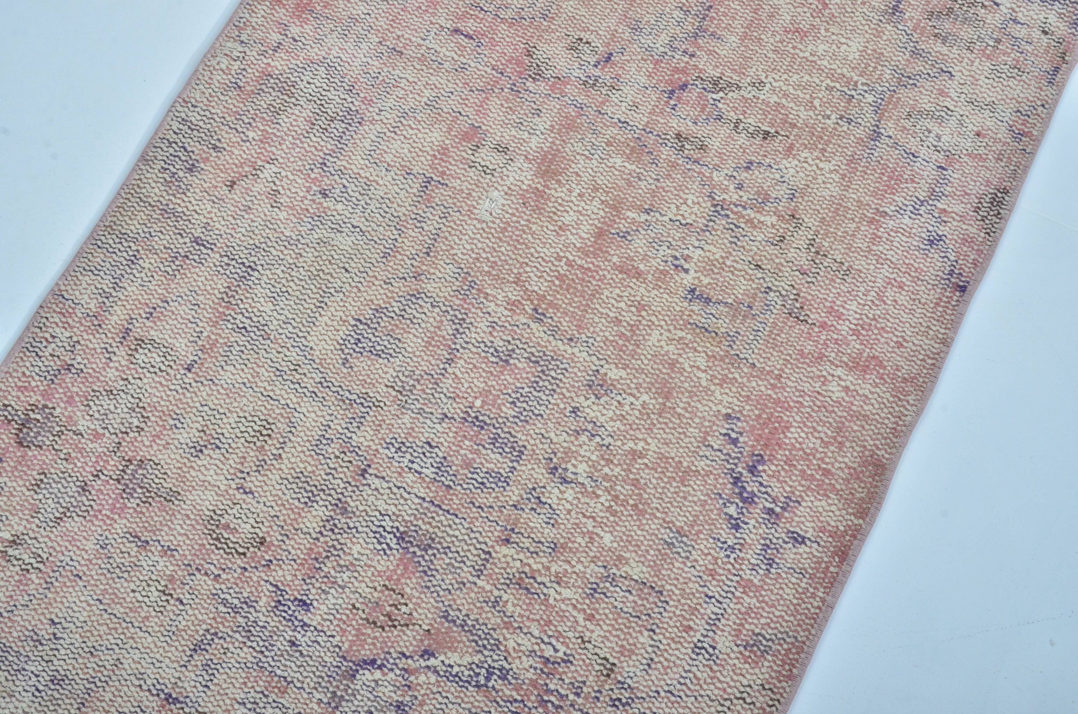 Pink Oushak Turkish Runner sku 3332