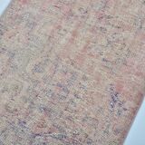 Pink Oushak Turkish Runner sku 3332