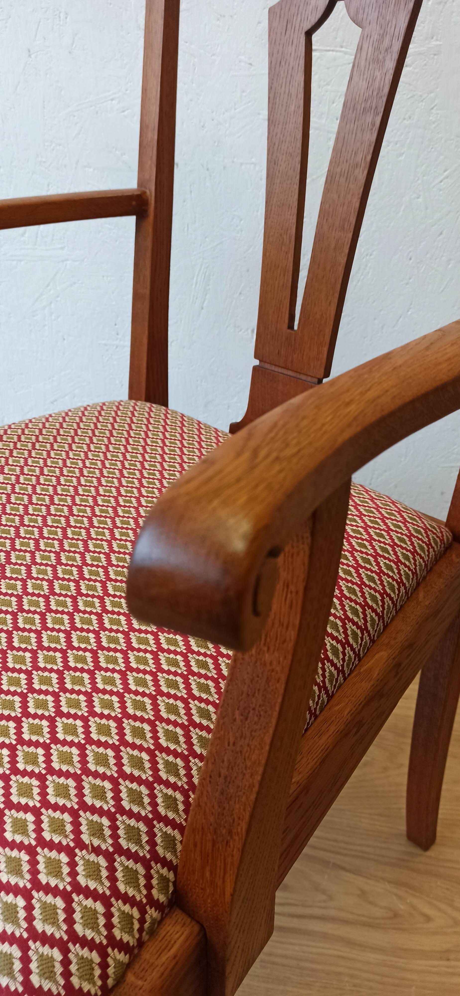 1930s wooden office chair.