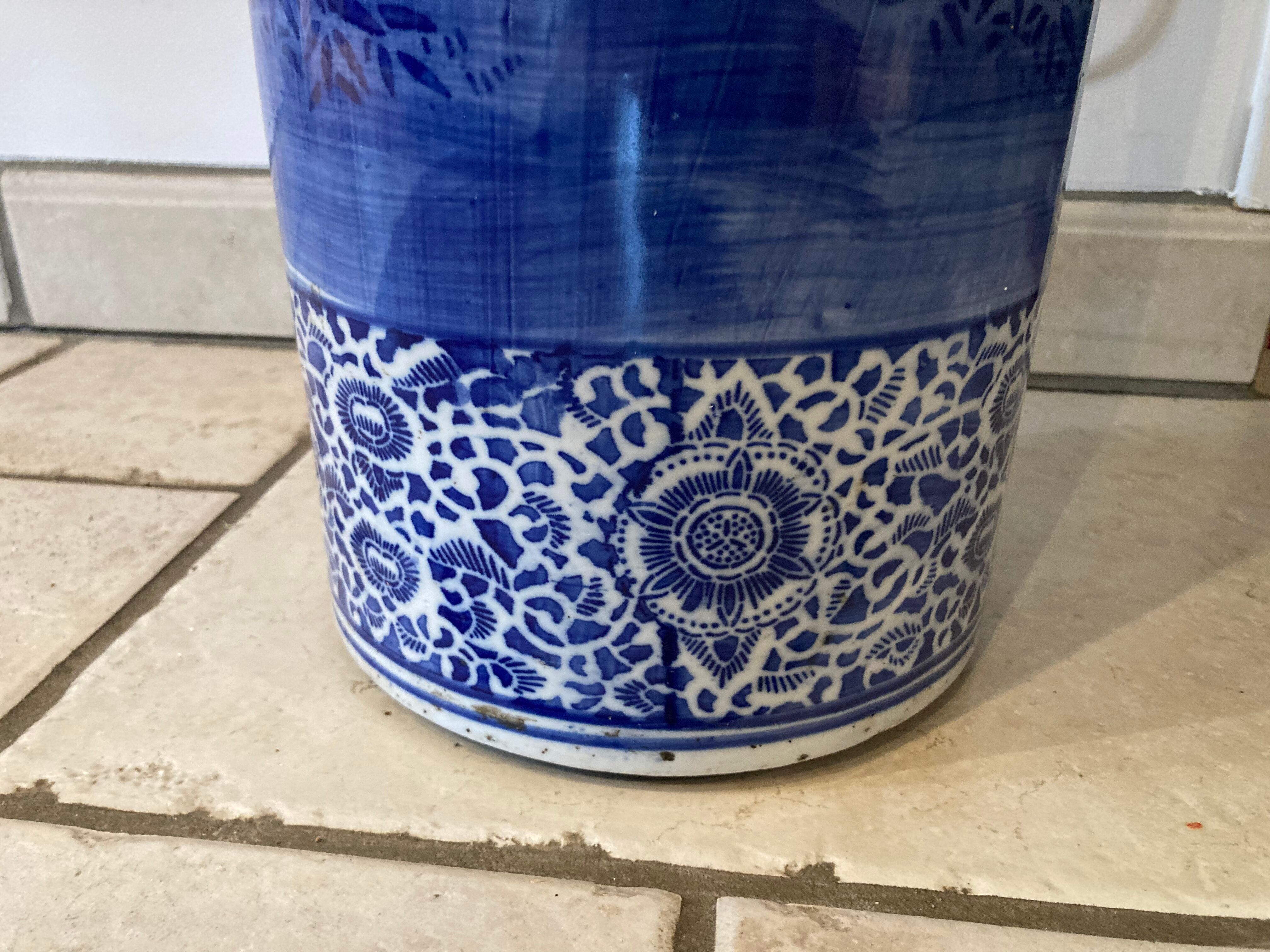 Chinese ceramic umbrella holder