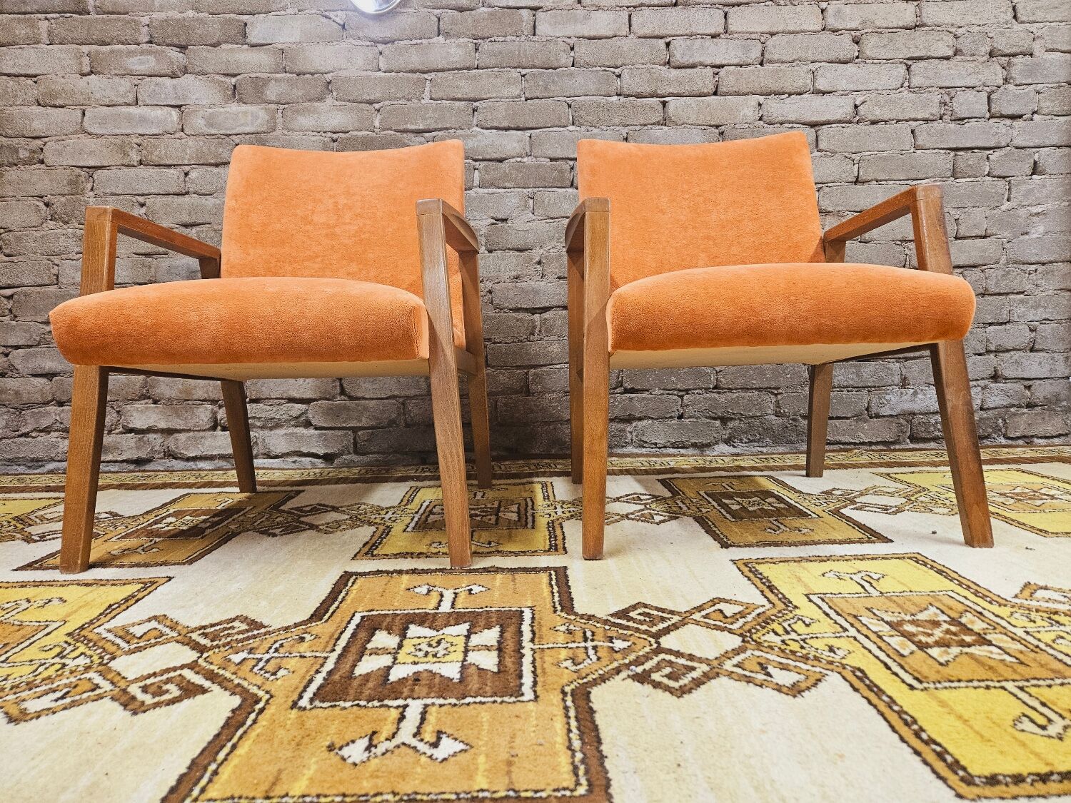 Pair of vintage Danish armchair