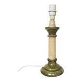 Pied de lampe colonne marbre albâtre