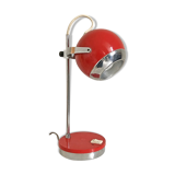 Red vintage eyeball lamp 60
