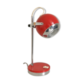 Red vintage eyeball lamp 60