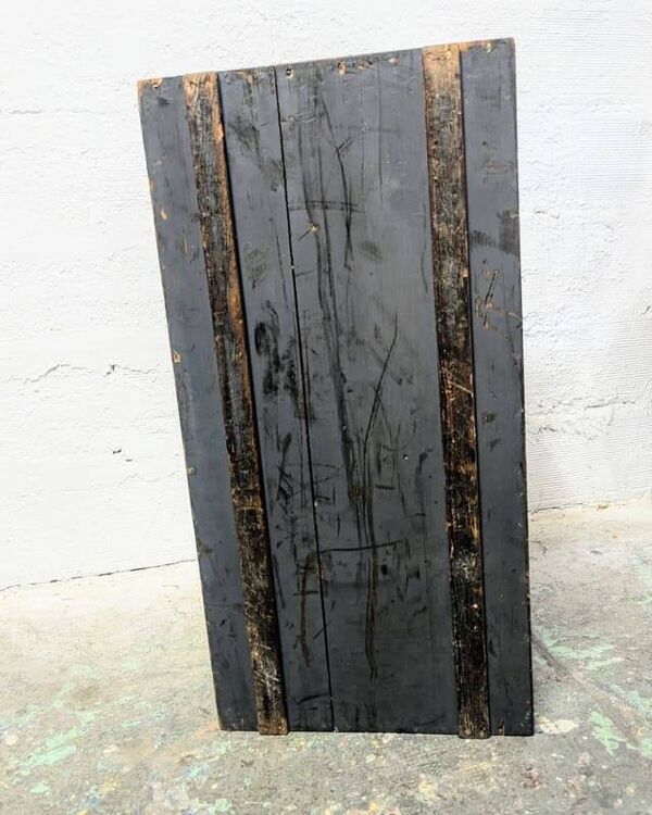 Malle de voyage en bois