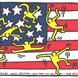 Affiche offset Keith Haring