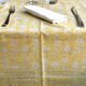 Indian blockprint tablecloth