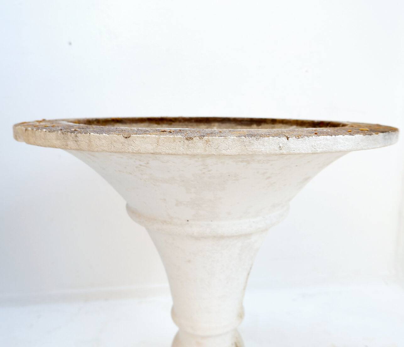 Mid-Century Style Outdoor Stone Planter