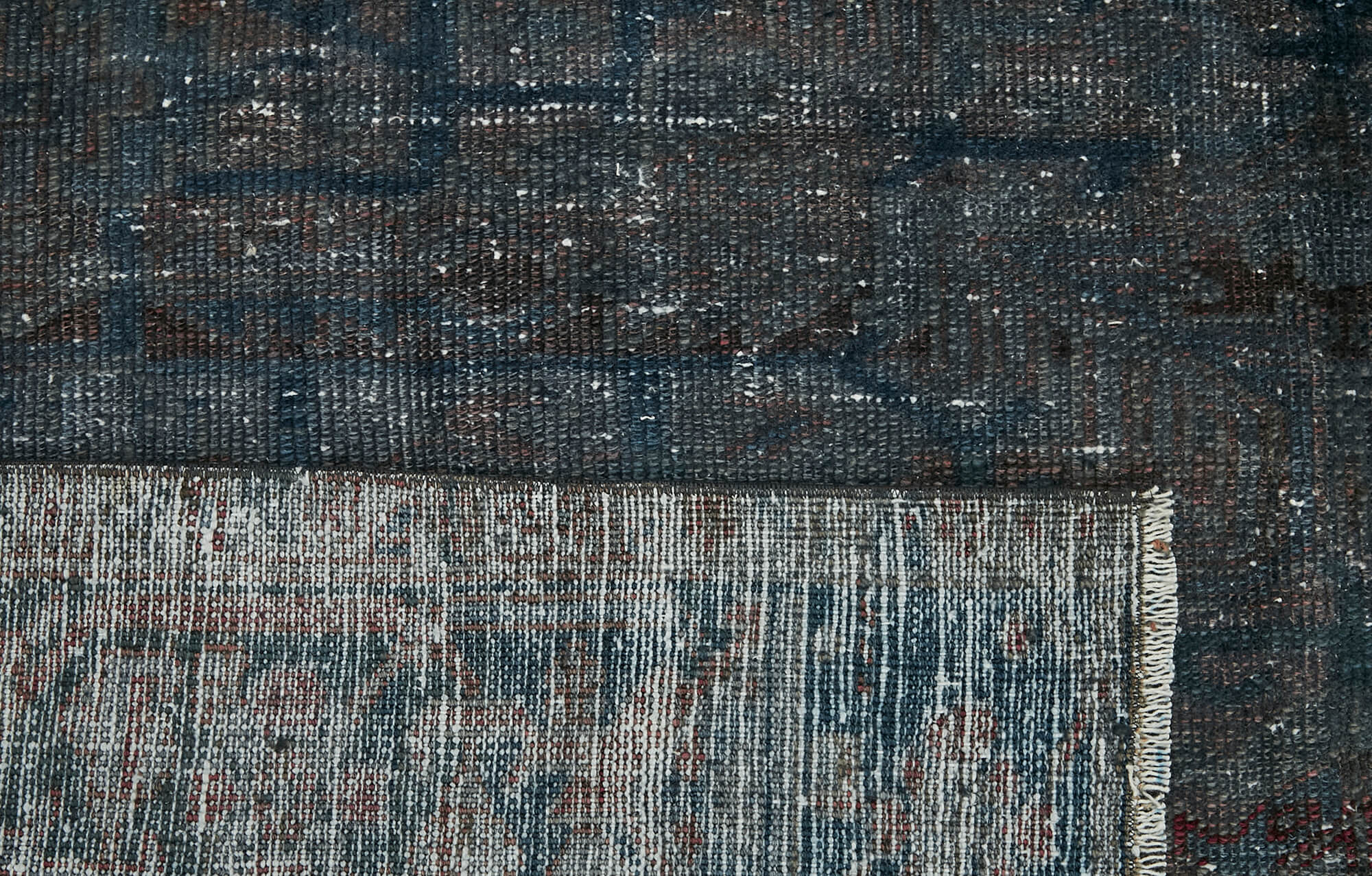 Handmade oriental contemporary 1980s 218 cm x 315 cm grey wool carpet