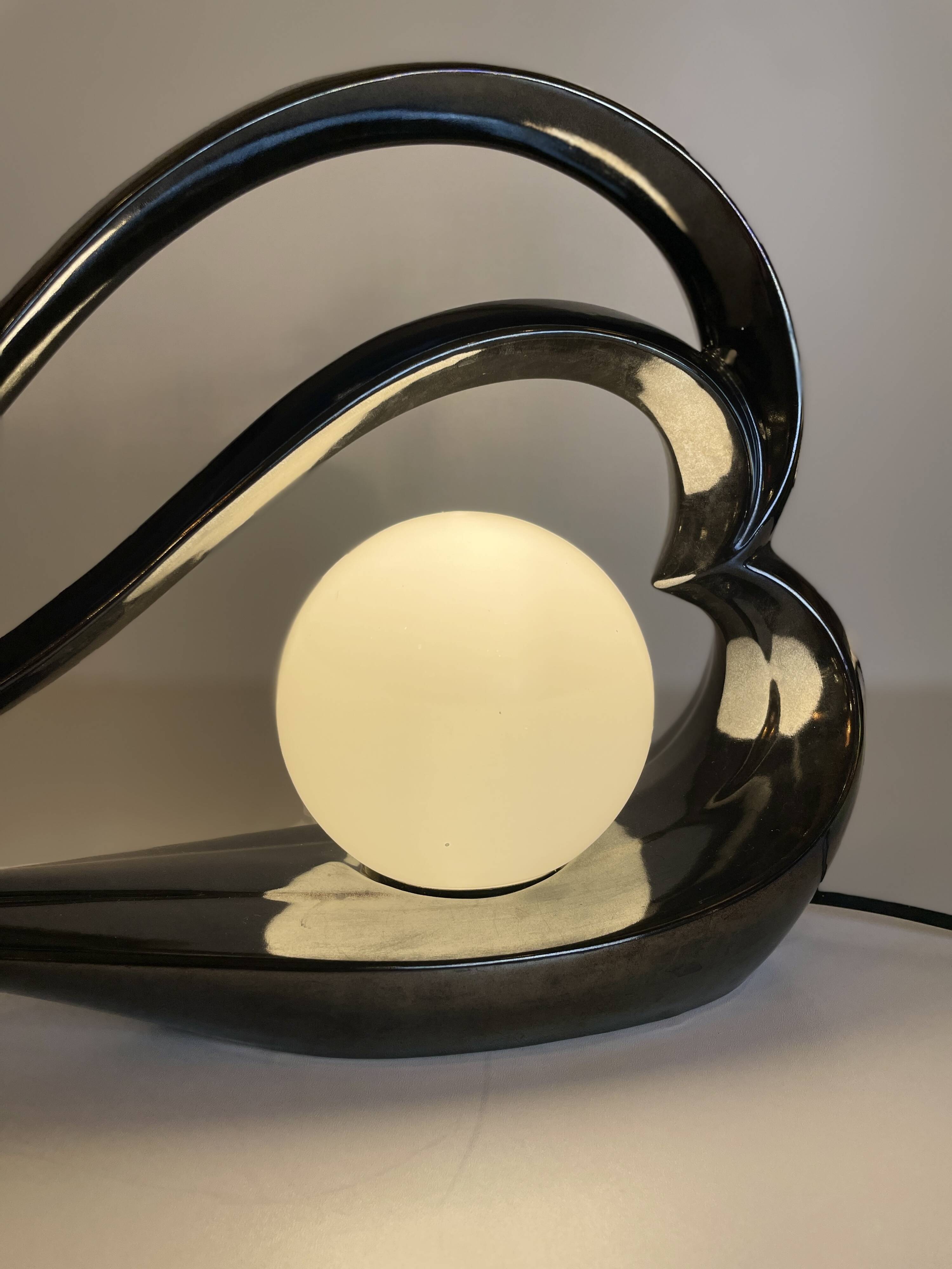 Ceramic Table Lamp in the style of Harris Lamps from 1970'