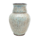 Enamelled sandstone vase