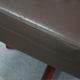 Leather ottoman chair, 1970