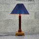 Art deco lamp in turned wood 1930