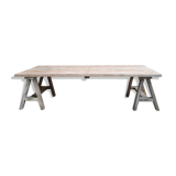 Trestle coffee table