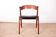 Danish armchair in teak and Skai, by Henning Kjaernulf for Korup Stolefabr.