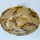 Art Deco pendant light in amber marble glass