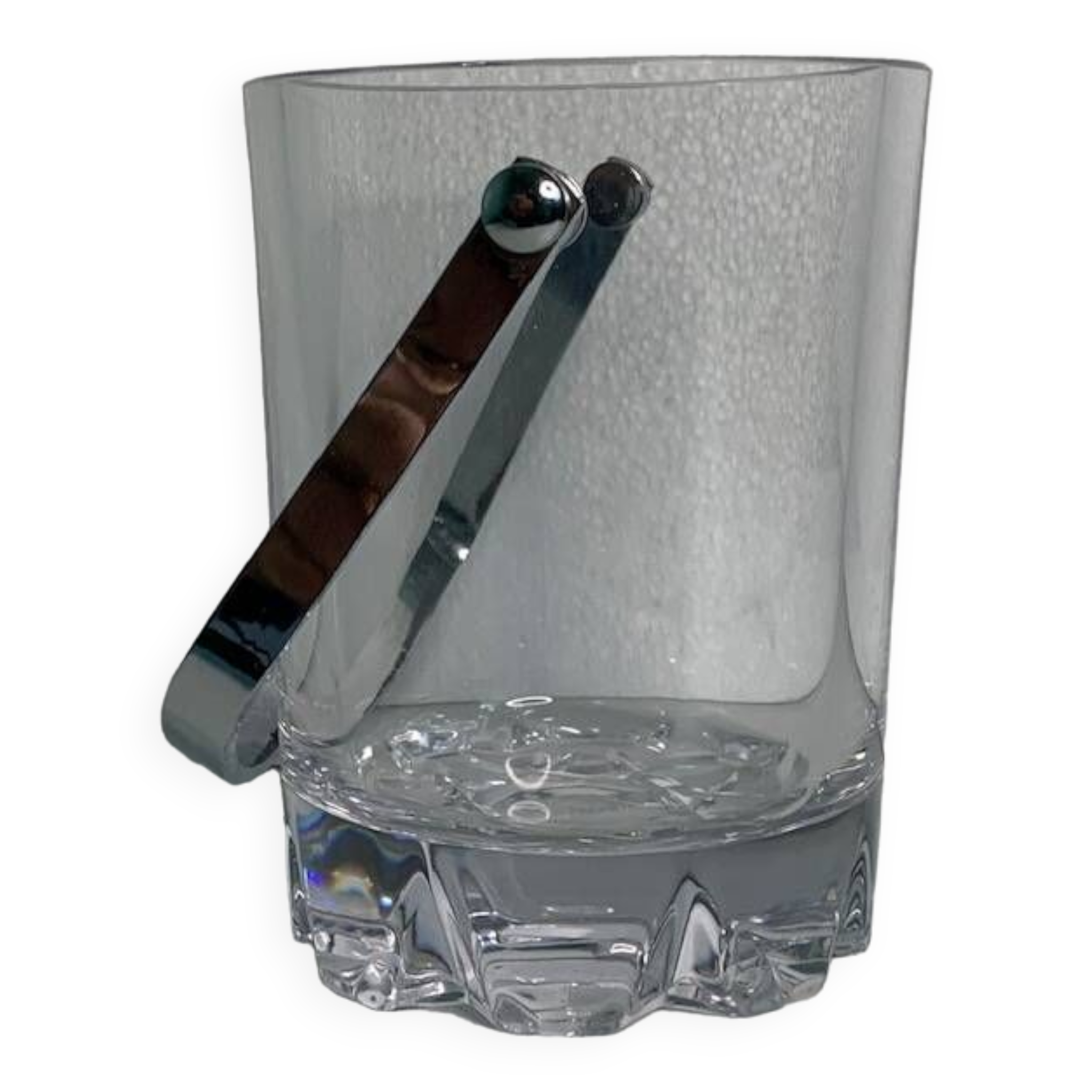 Seau glace glaçons sevres cristal taillé