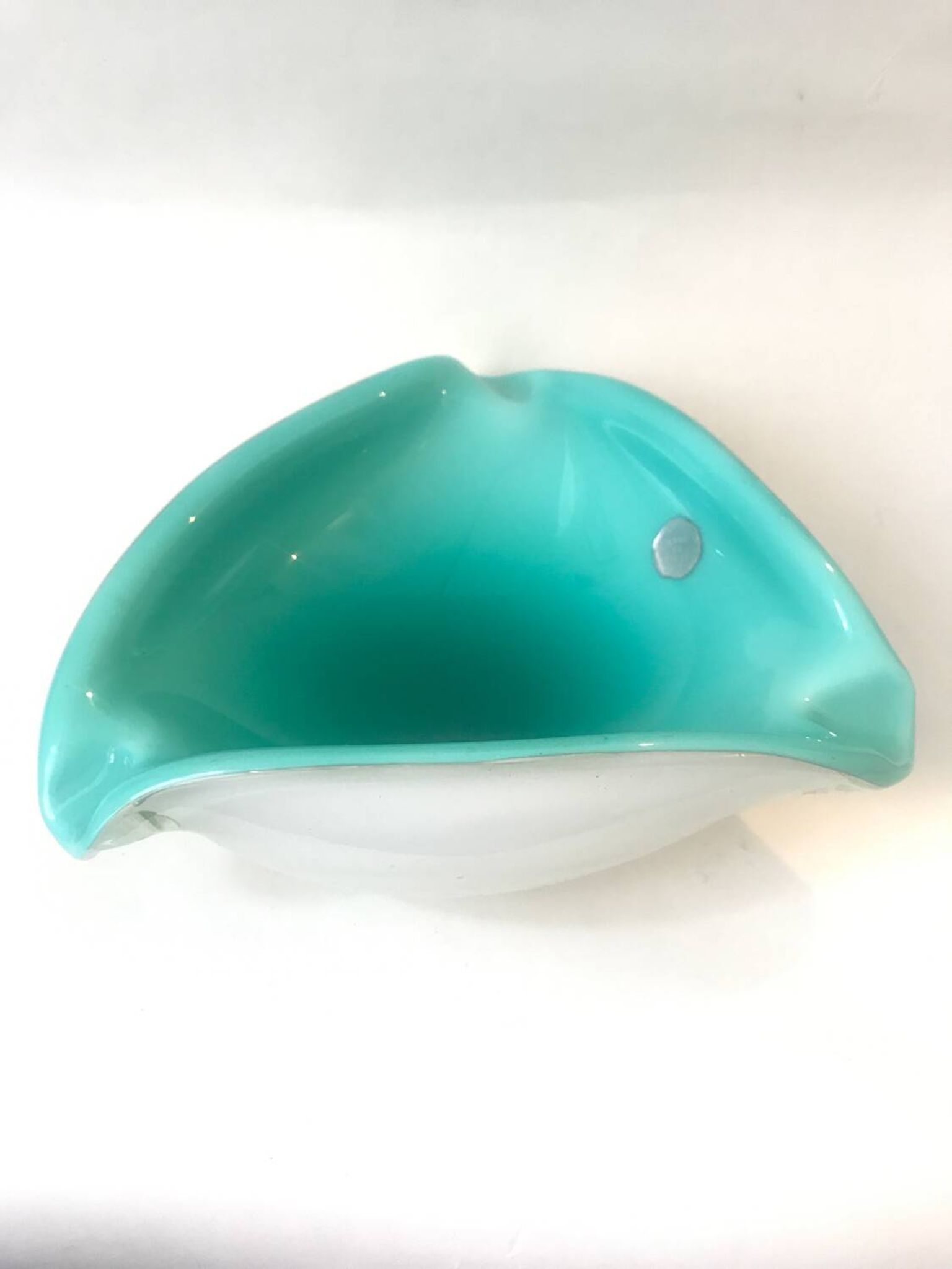 Sommerso opaline ashtray, Murano