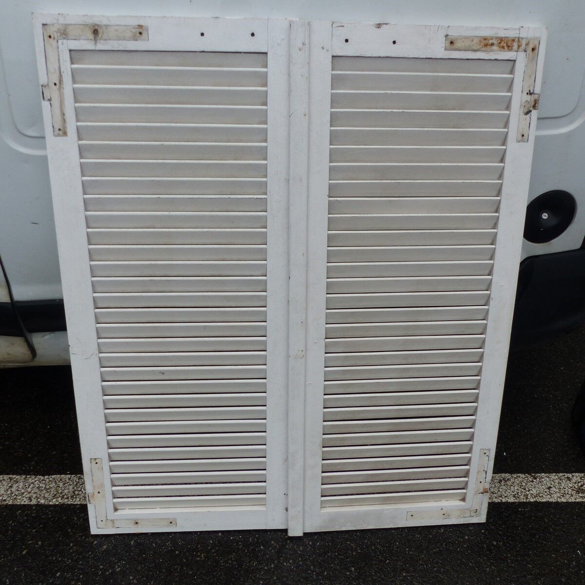 Wooden shutters 2 flaps