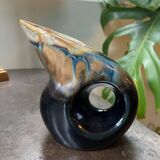 Hand-glazed ceramic pitcher pitcher