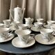 Bavaria porcelain coffee service with wheat decor