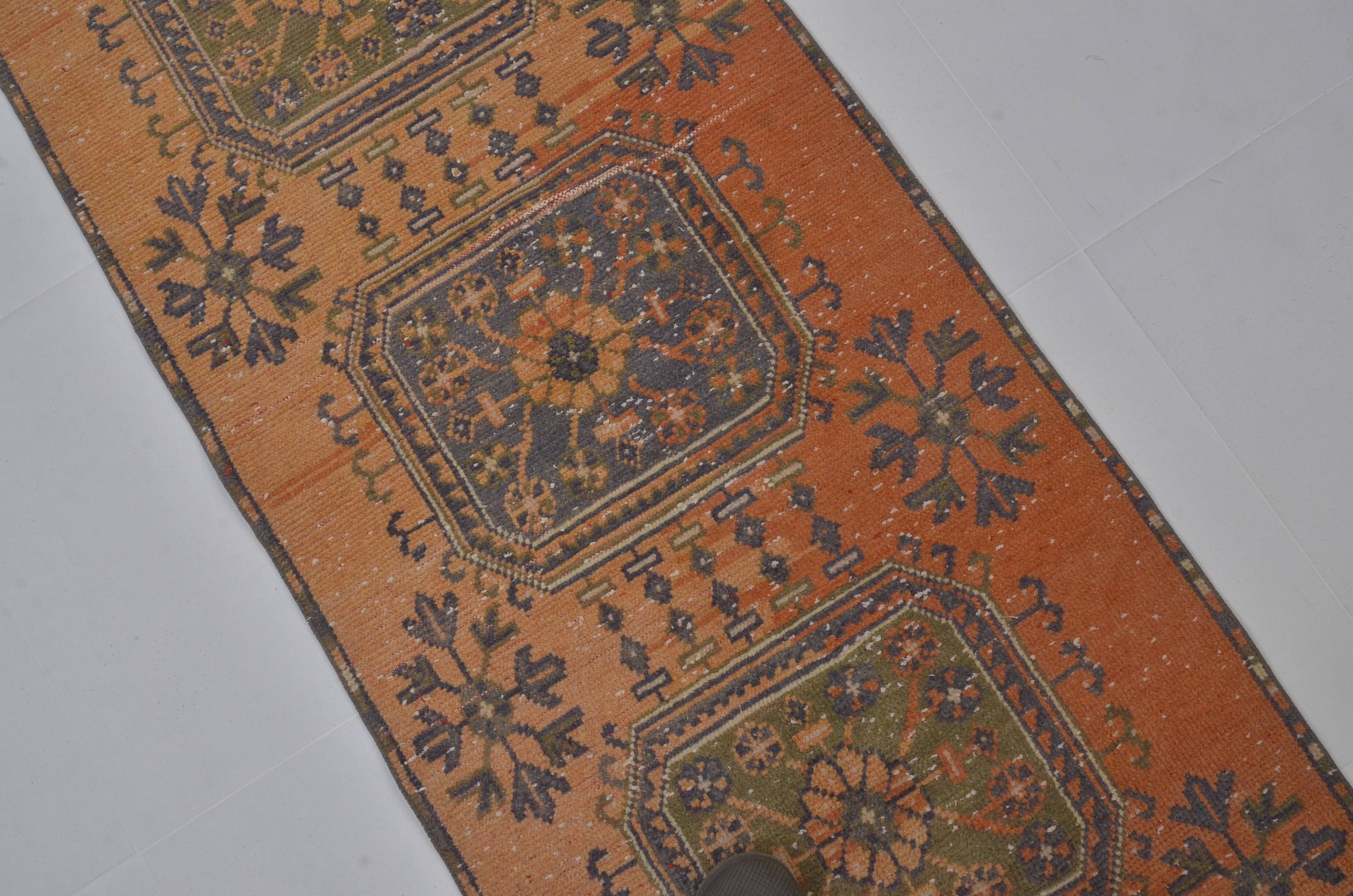 Oushak Anatolian Kurdish Runner sku 1820