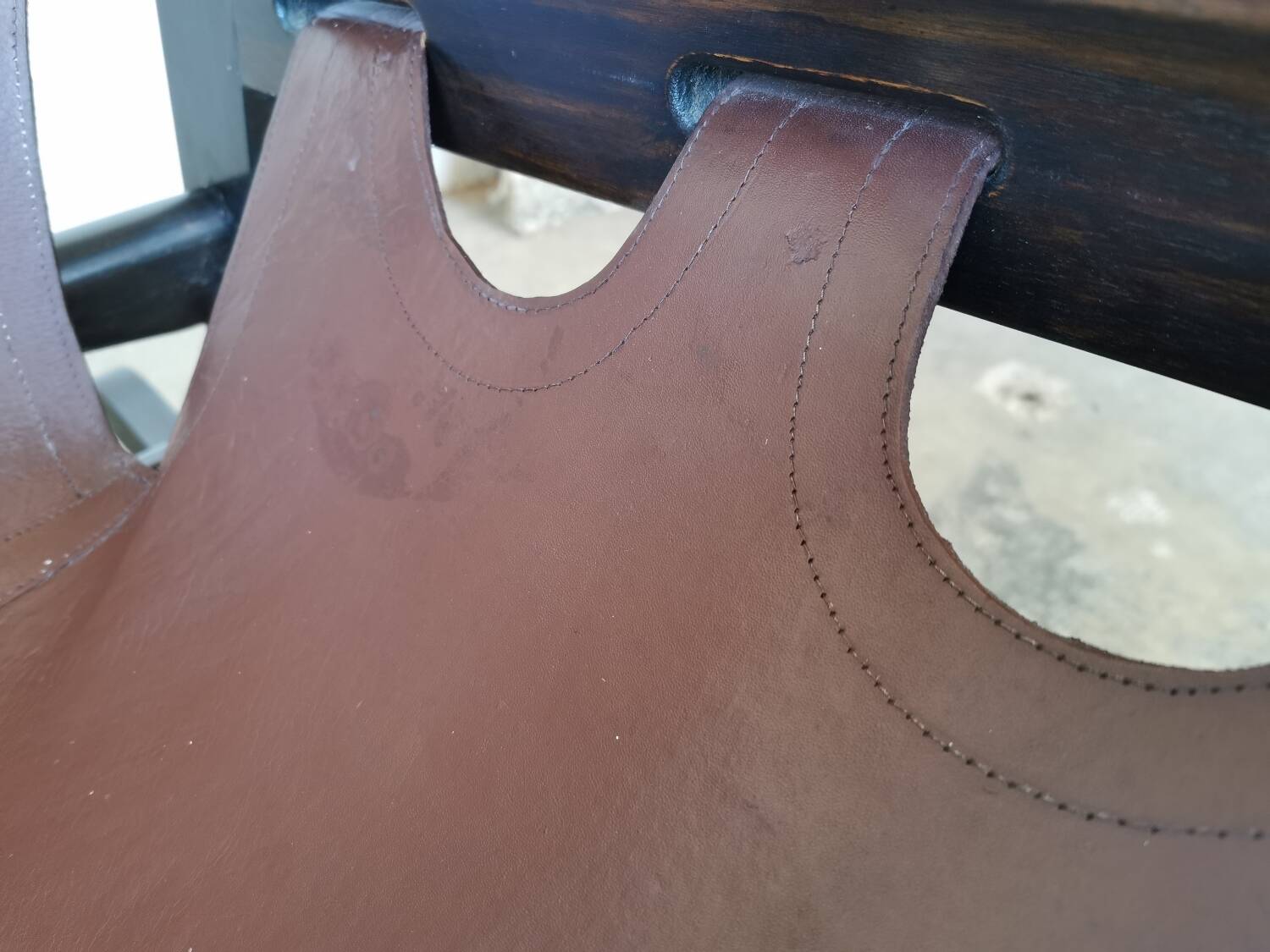 Brutalist rocking chair