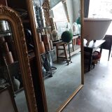 Mirror mirror mirror golden wood bistro style -1m68x1m15