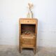 Art Deco bedside table in pine