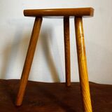 Elm tripod stool