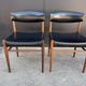 Chaises style scandinave années 60