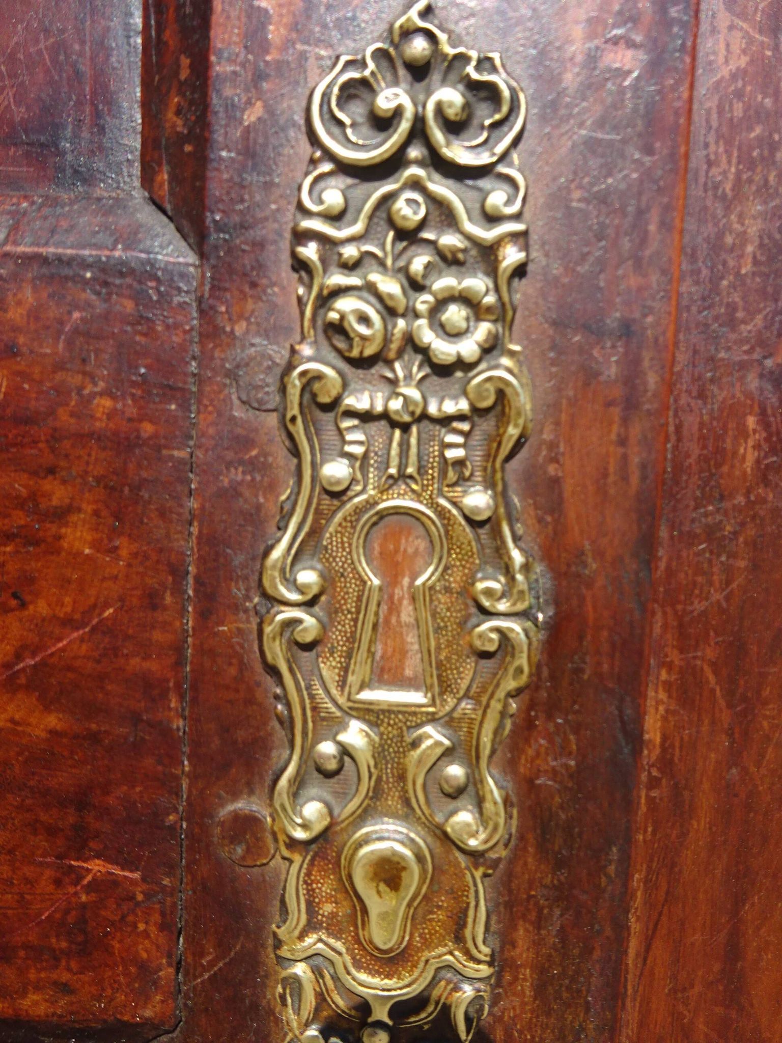 Louis Philippe wardrobe in solid walnut