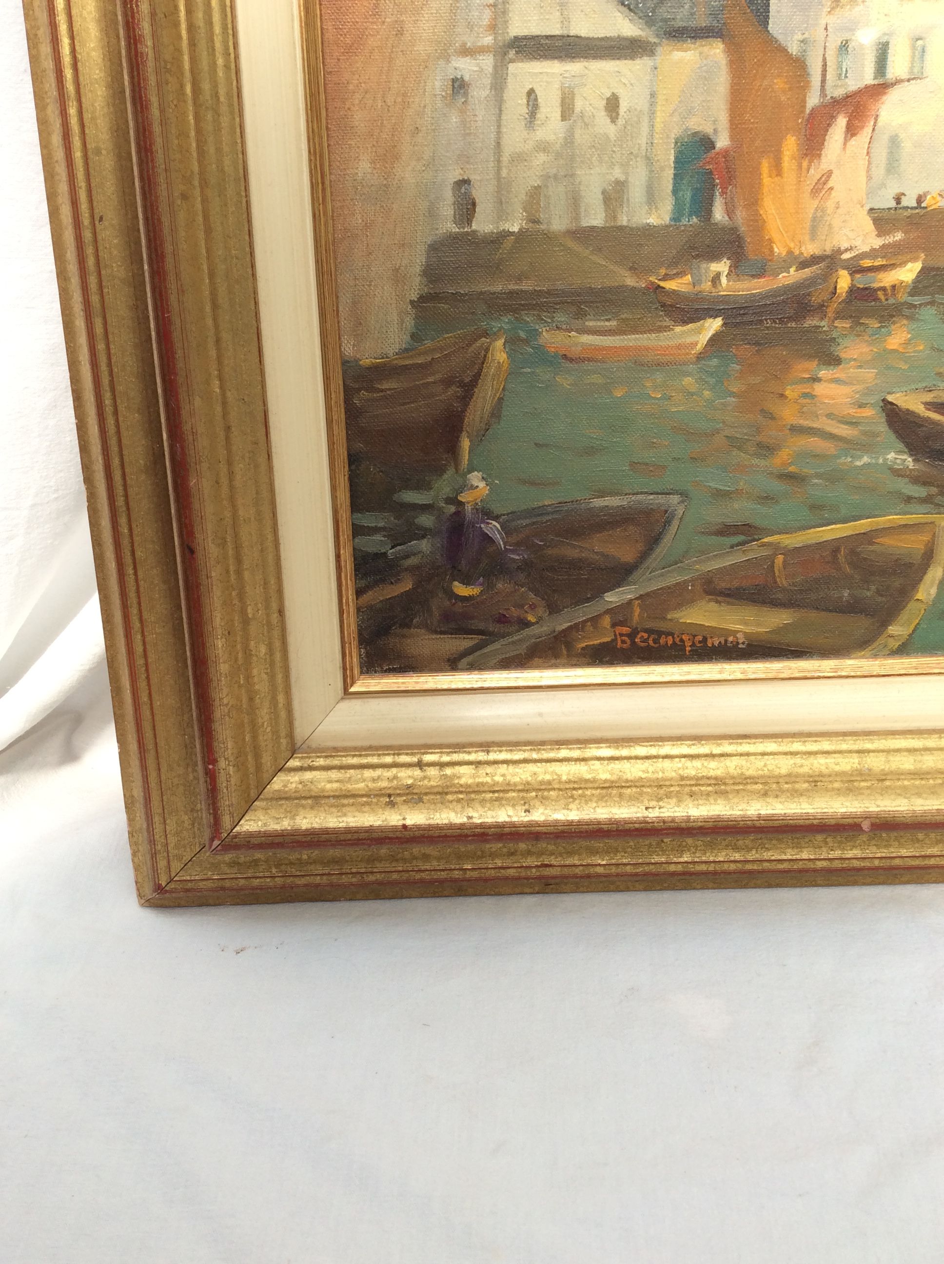 Painting by Yakov Besperstov Russian painter /1928-1996/ Oil on canvas signed 70x50cm