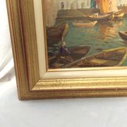 Painting by Yakov Besperstov Russian painter /1928-1996/ Oil on canvas signed 70x50cm
