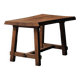 Desk, solid oak side table – France, circa 1970