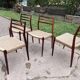 Chaises no78 palissandre/ corde Niels Otto Moller