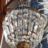 Antique hot air balloon chandelier with tassels