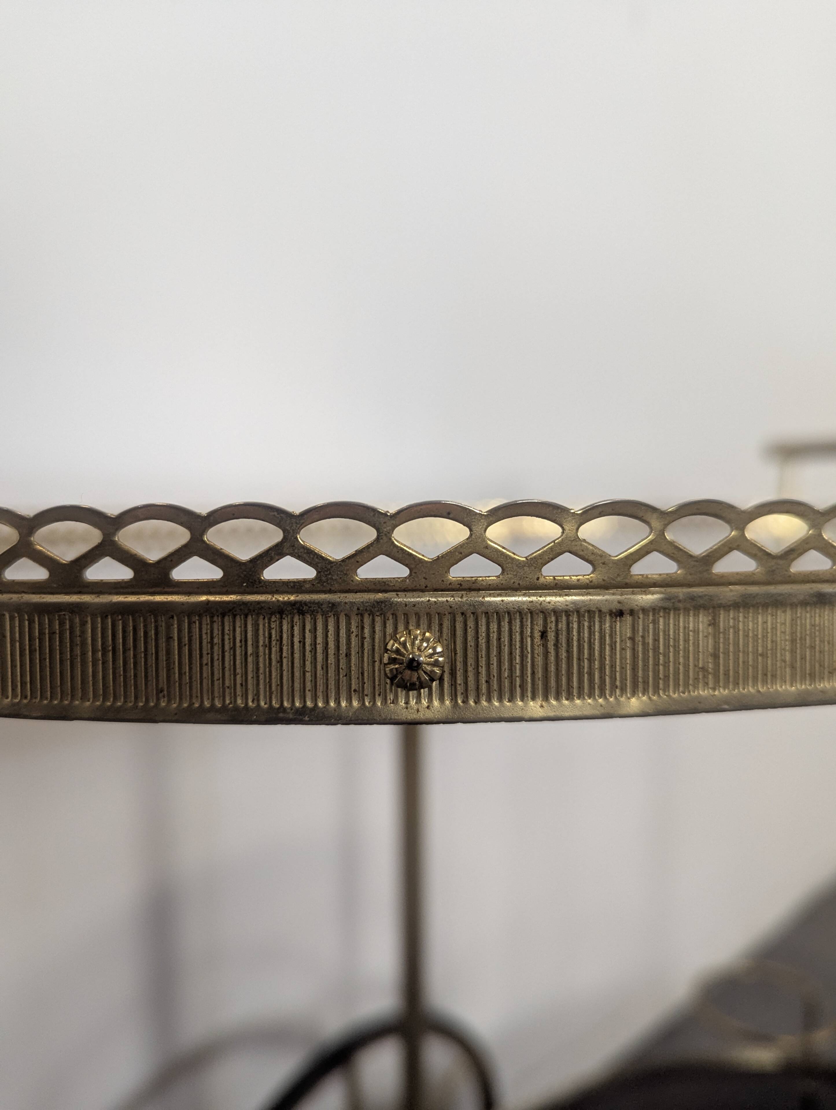 Vintage serving trolley or rolling table