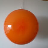 Vintage lamp Space Age opaline orange