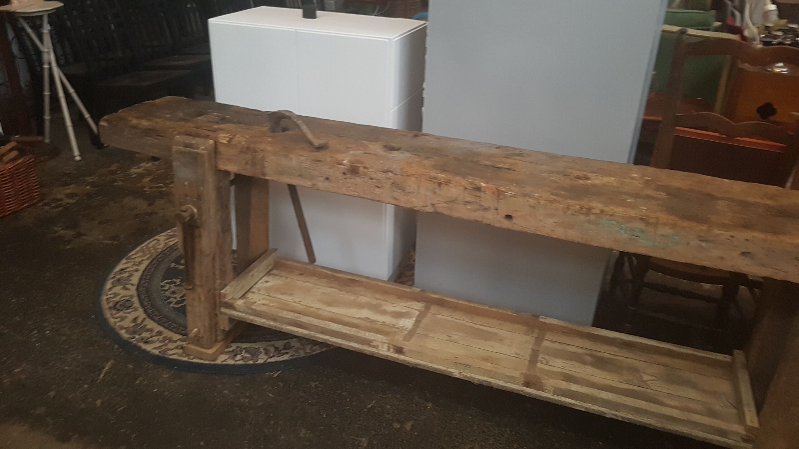Wooden workbench