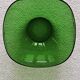 Vintage emerald green salad bowl made in France.