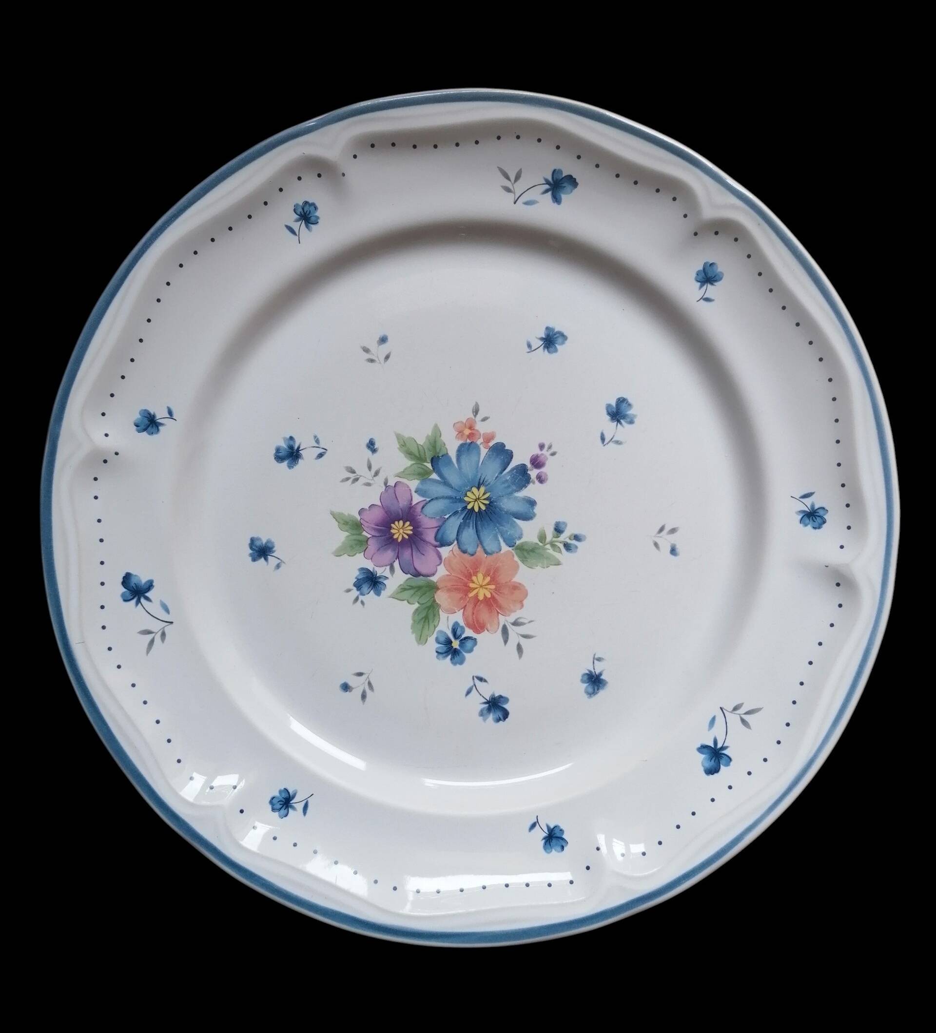 4 plates collection Provençal bouquet