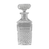 Vintage crystal decanter diamond tip