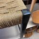 Suite 4 chaises vintage en bois, fabrication tchèque, 1950