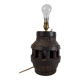 Wooden lamp base