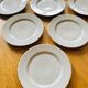 11 Assiettes à dessert en grès moucheté vintage