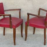 Paire de fauteuils bridges